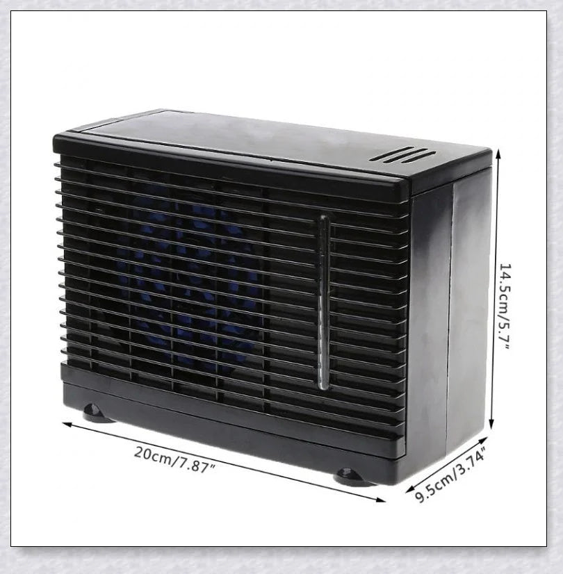Portable Car Air Conditioning System - Evaporative Cooler with Adjustable Settings for Comfortable Driving