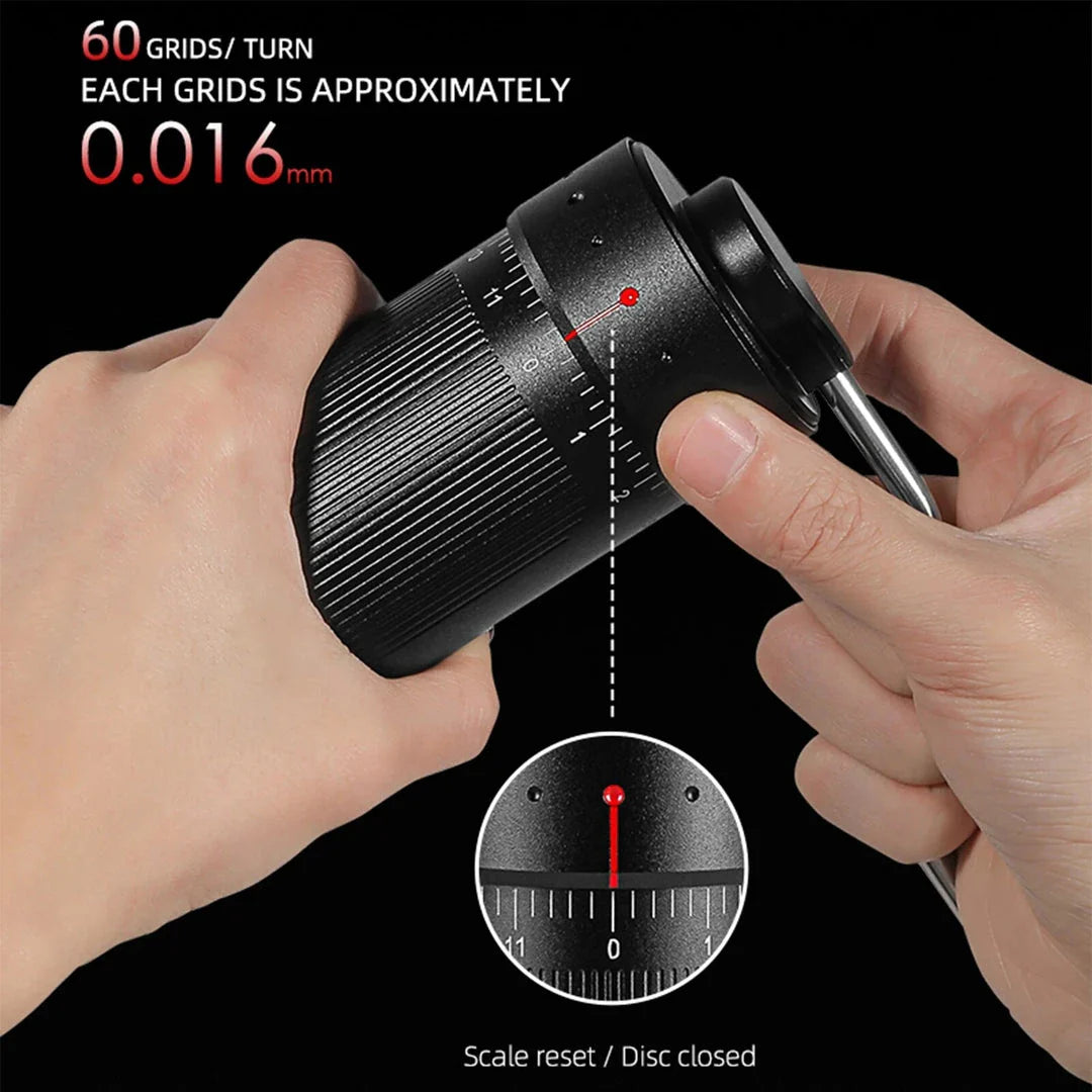 Premium R3 Manual Coffee Grinder with Rapidity-3 grinding core, conical burr, and external grind adjustment for exceptional coffee brewing experience
