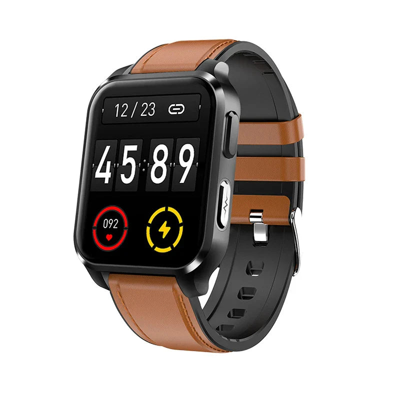 Premium ECG health and fitness smartwatch with advanced monitoring features for heart rate, blood pressure, and more