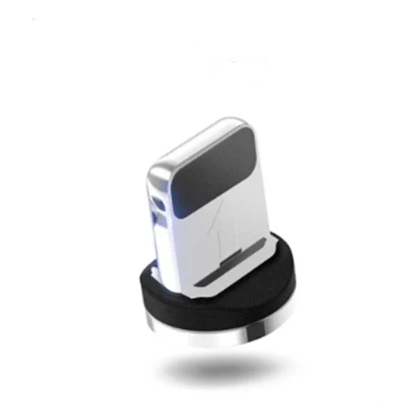 Stylish magnetic charging cable for iPhone, Android, and Type-C devices with premium aluminium alloy construction and fast 2.1A charging