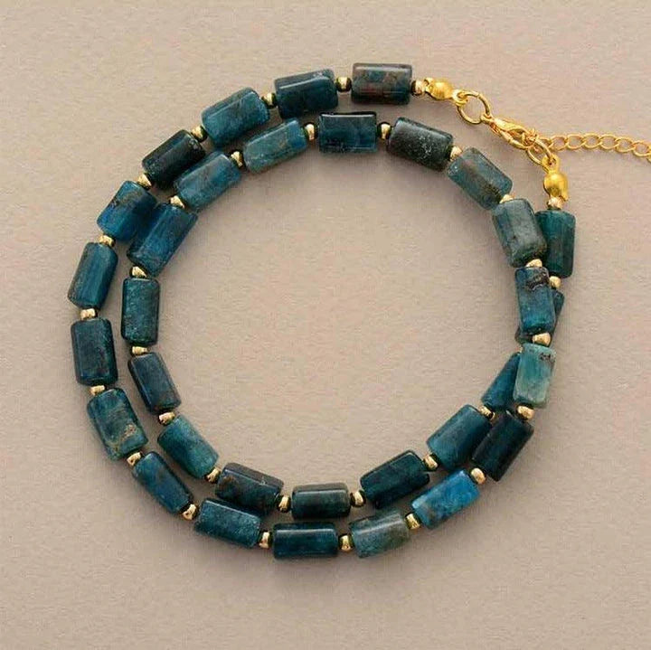 Elegant red natural stone necklace with minimalist design, crafted in the United Kingdom
