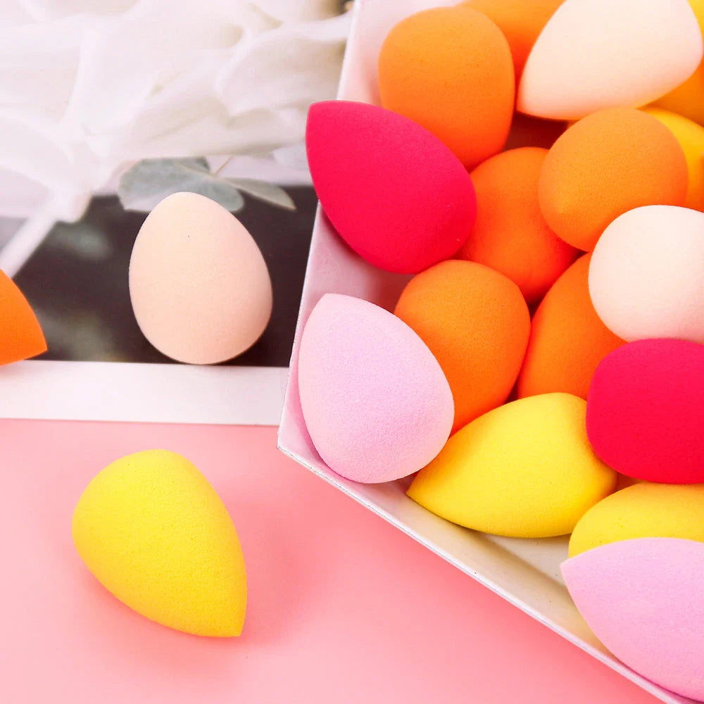 Premium 10-Piece Mini Makeup Sponge Set for Flawless Makeup Application