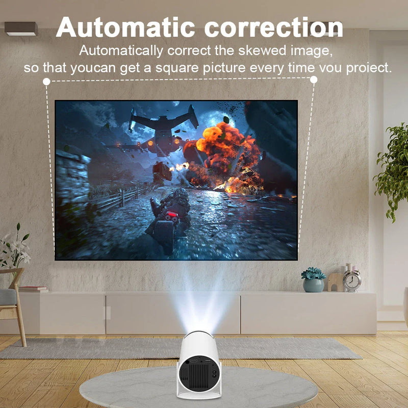 GiftHome UK Immerse Yourself in 4K Cinema at Home with Portable WiFi6 Projector