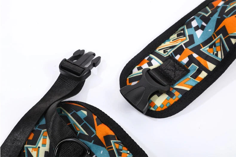 Stylish and secure pet carrier bag made of breathable Oxford fabric, with adjustable drawstring closure and zipper bottom for pet safety during outdoor adventures.