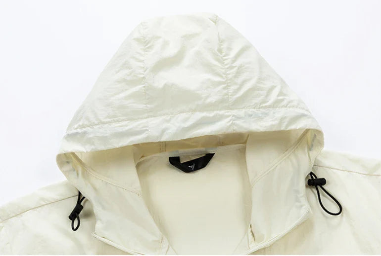A lightweight, versatile outdoor jacket made from premium nylon fabric, perfect for British adventures and outdoor activities.