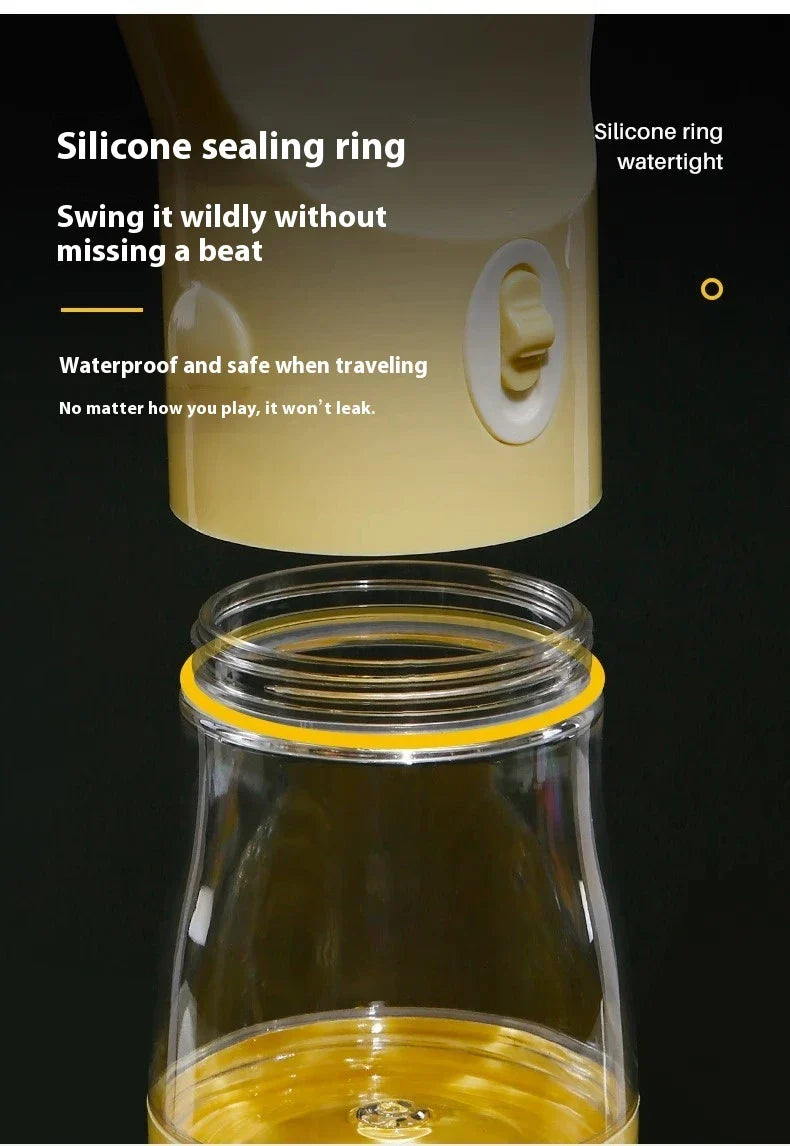 Portable pet drinking cups in various colours and sizes for hydrating your furry friend during outdoor activities