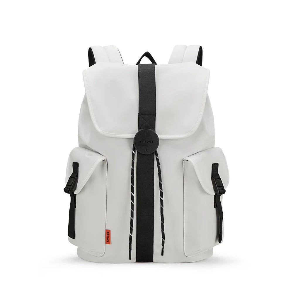 A stylish and versatile 16-inch laptop backpack with a padded compartment, water-repellent fabric, and breathable mesh design