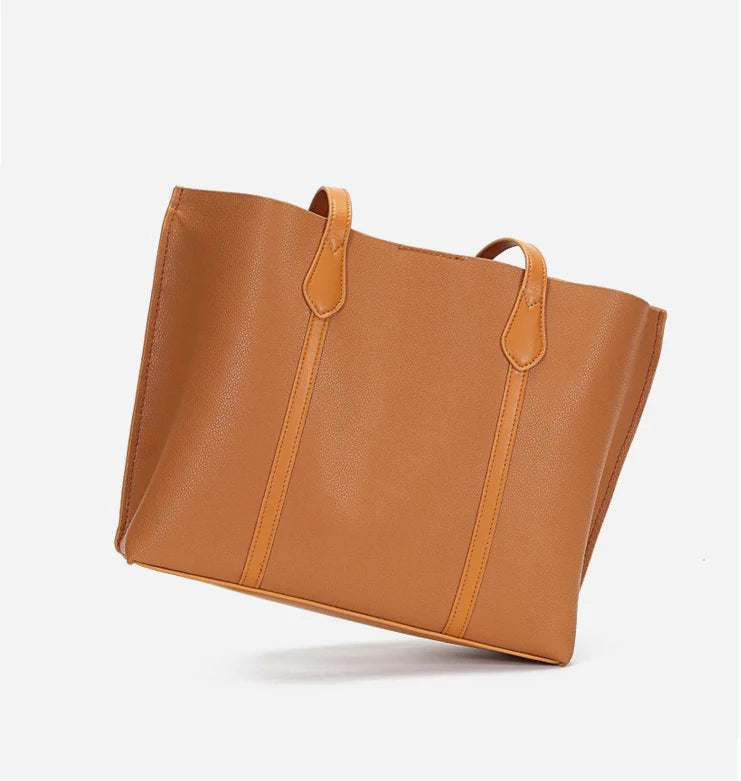 GiftHome UK Large, Durable Cowhide Leather Shoulder Bag