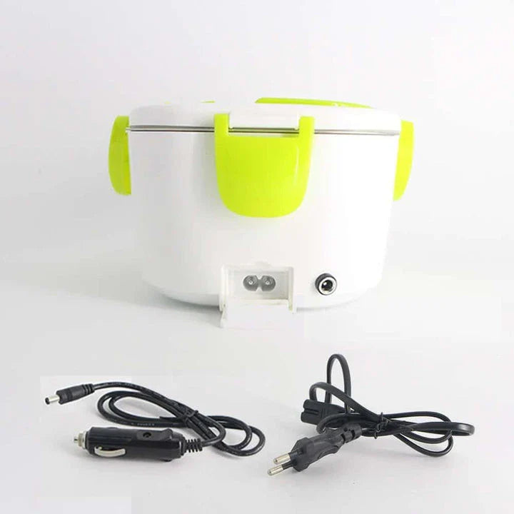 Portable electric heating lunch box with 1.2-litre capacity, perfect for busy Britons on the go