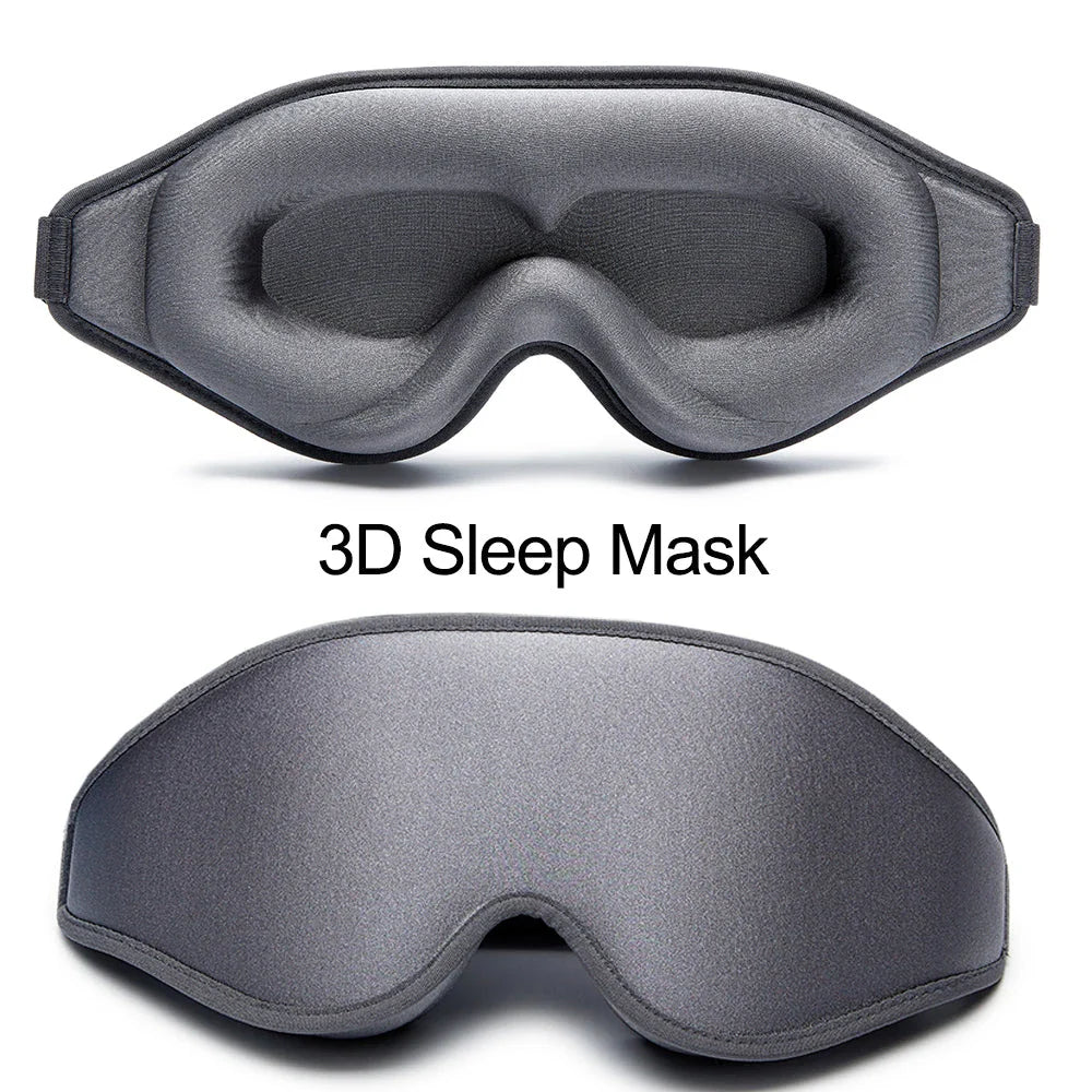 Premium 3D Sleep Mask with Memory Foam - Luxurious Comfort for Uninterrupted Slumber