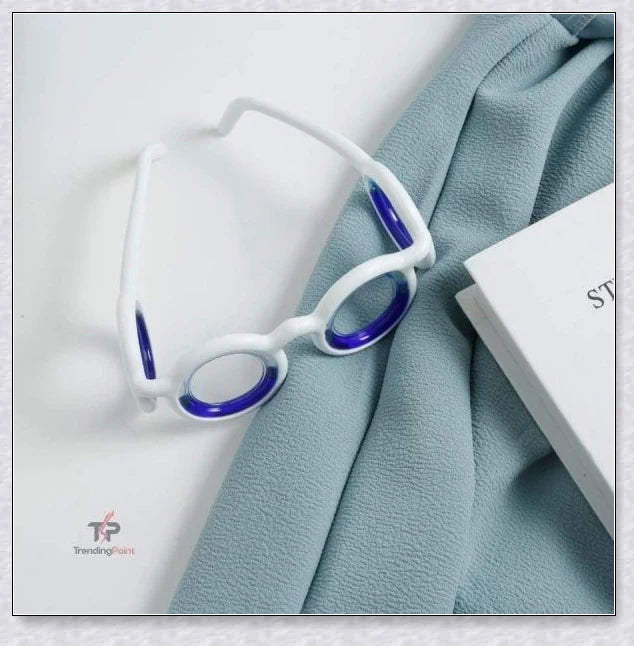 Anti-Motion Sickness Glasses with Boarding Ring technology for relief from nausea, dizziness, and vertigo during travel by car, boat, or plane