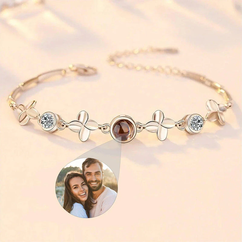 GiftHome UK 100 Languages 'I Love You' Micro-Engraved Diamond-Set Bracelet