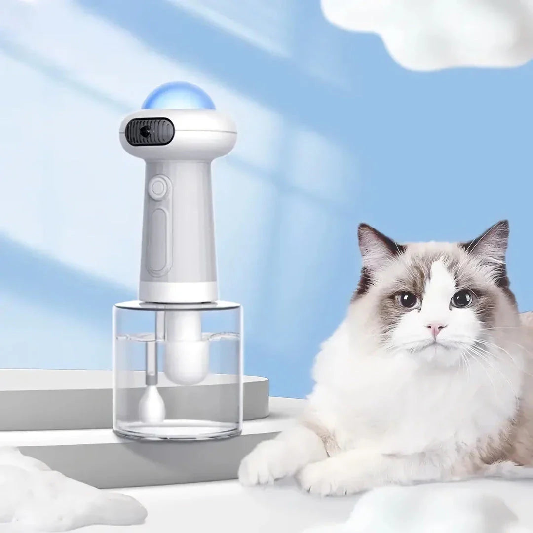 Premium Automatic Pet Foam Dispenser for hassle-free, cordless pet grooming with large capacity and versatile shampoo compatibility