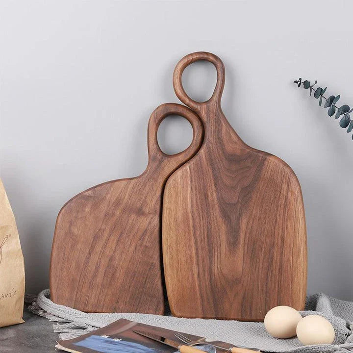 Premium Walnut Wood Cutting Board with Generous Surface Area and Smooth, Non-Slip Design for Effortless Food Preparation