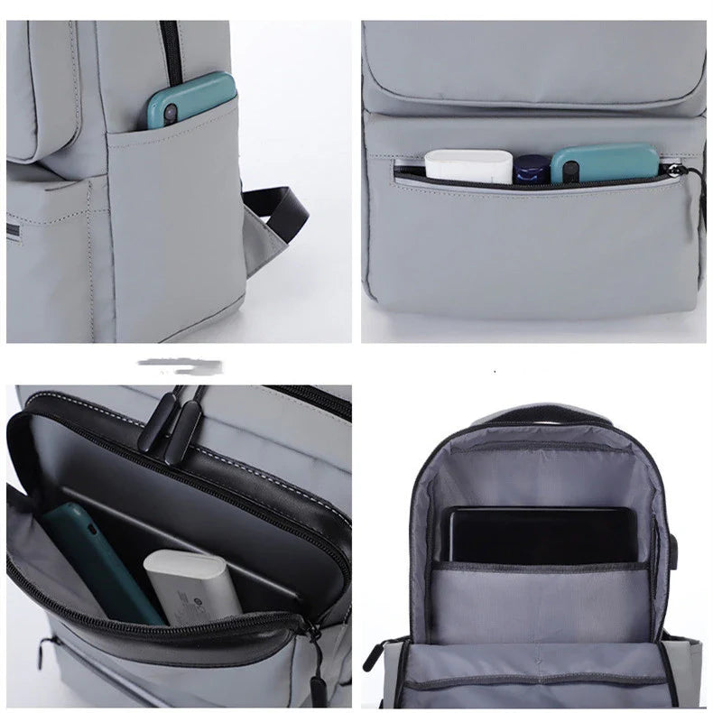 Premium waterproof outdoor backpack for men with laptop compartment, multiple pockets, and breathable design