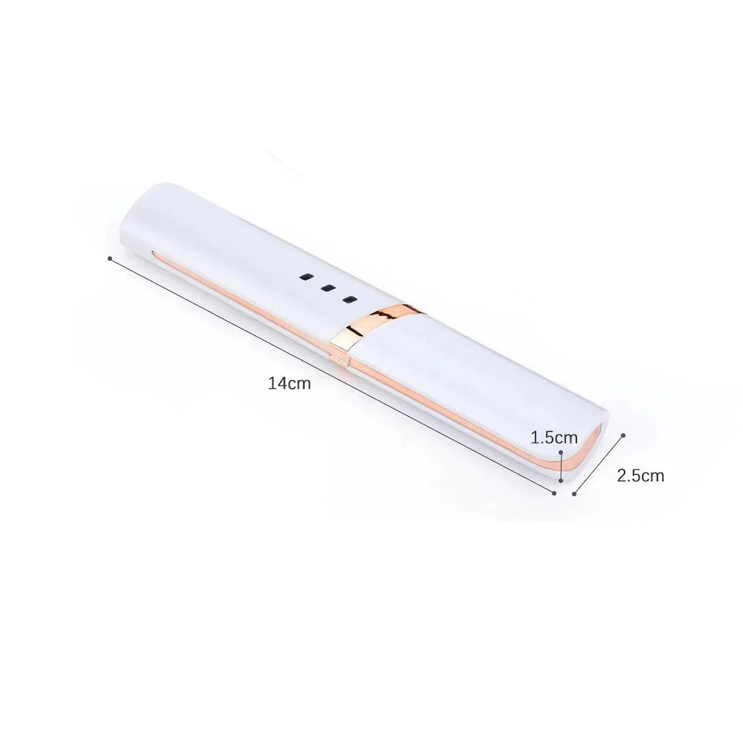 Quick-Heating USB Rechargeable Eyelash Curler with Adjustable Temperature Settings for Long-Lasting, Natural-Looking Curls