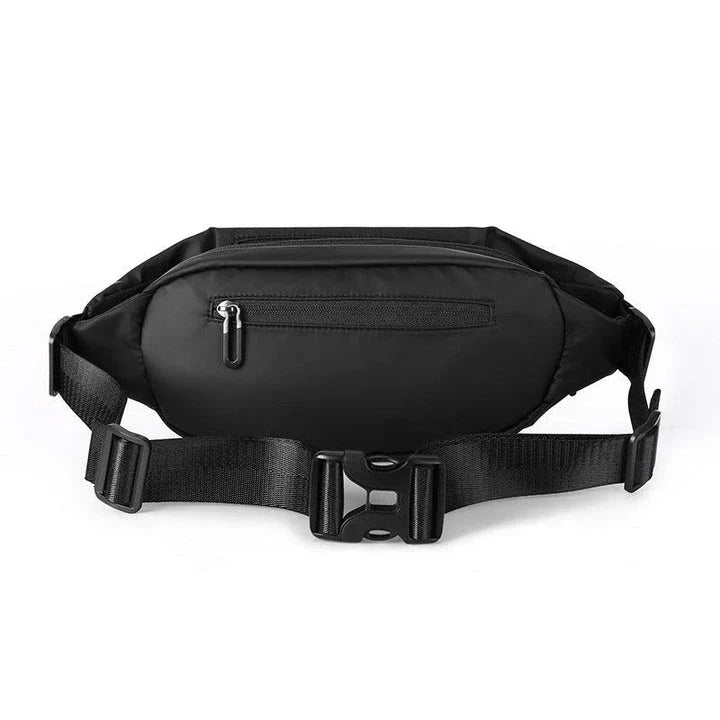 Stylish nylon one-shoulder backpack with zip closure and comfortable strap for professional work attire