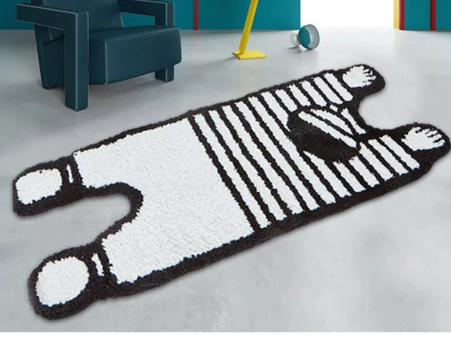 Cosy and stylish polyester bedroom blanket with a vibrant cartoon-inspired design, offering a cashmere-like soft texture and versatile use in the bedroom, living room, or anywhere in the home.