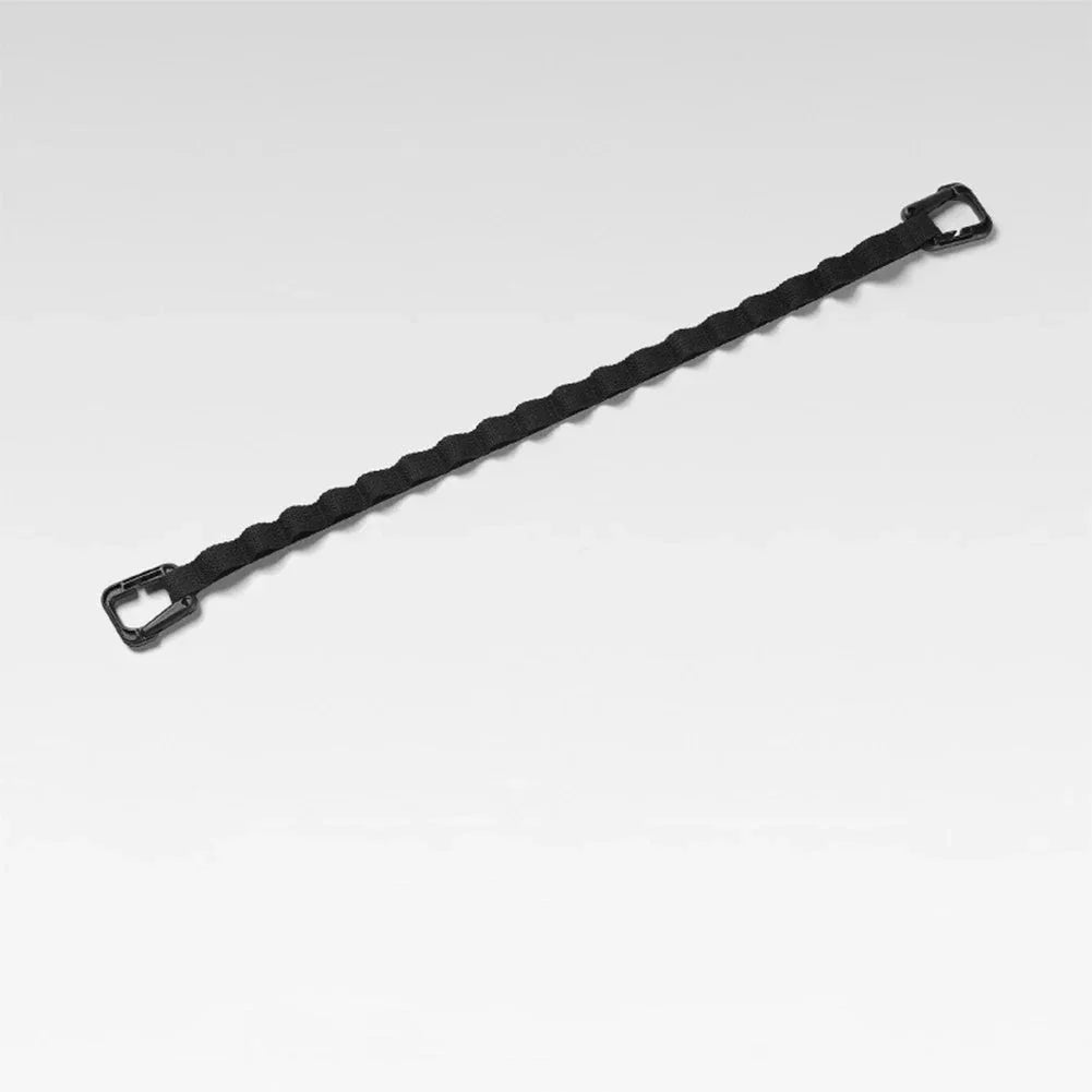 Adjustable camping strap with multi-ring design for organising outdoor gear and supplies