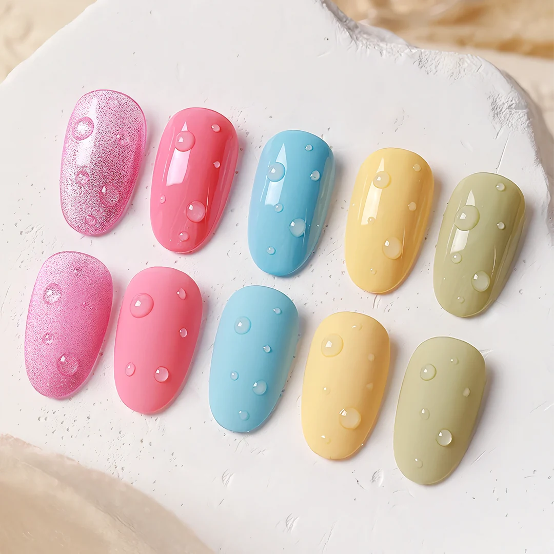 Trendha Clear Water Drop Wave Gel Nail Polish with Mesmerising Water Drop Effect