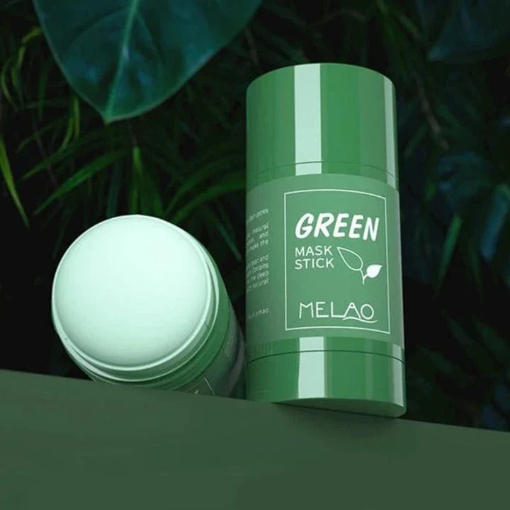 GiftHome UK Revitalising Green Tea Mud Mask Stick - Deeply Cleansing and Nourishing Facial Treatment