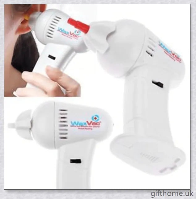 Premium ear wax remover vacuum with soft silicone tips for safe and effective ear cleaning
