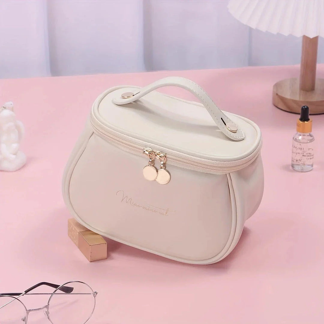 Premium Waterproof Cosmetic Organiser - Large Capacity Travel Makeup Case with Carry Handle