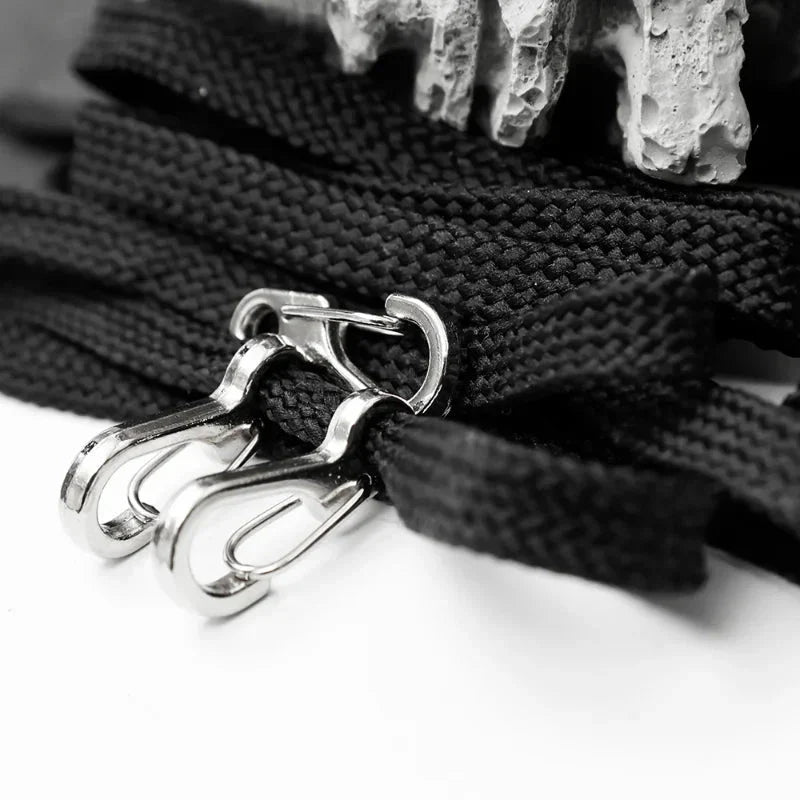 Premium 10-pack of Mini Spring Backpack Clasps made from durable aluminium alloy for secure outdoor and everyday use