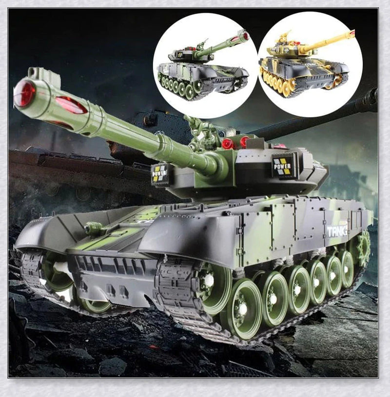 GiftHome UK Impressive Remote-Controlled Military Tank for Thrilling Battles