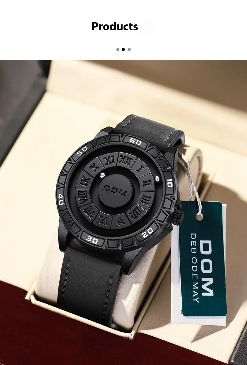 A sophisticated magnetic suspension waterproof watch with a sleek and personalised design