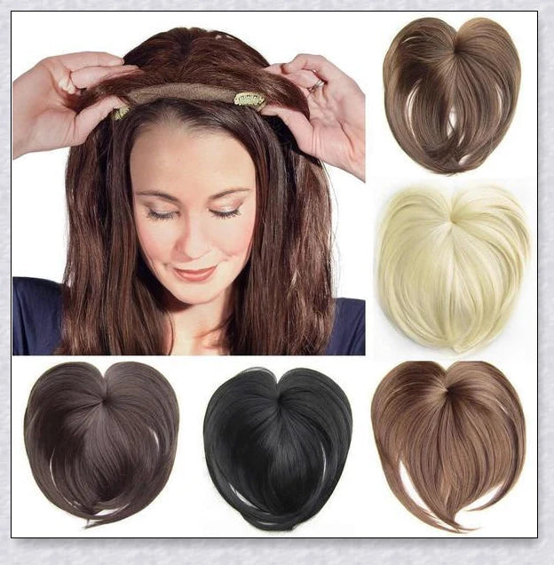 Volumising Hair Topper Clip for Women - Instantly Add Volume and Coverage to Your Hair