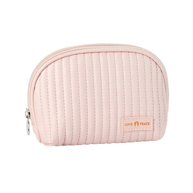 Compact Shell Cosmetic Bag for Women - A stylish and functional makeup pouch for the modern British woman