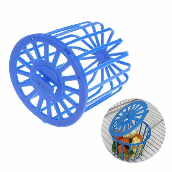 Premium Bird Feeder with Stylish Cage Design - Durable Plastic Construction, Compact Size, Attracts Garden Birds