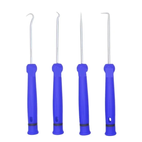 Trendha premium automotive repair tool kit with pointed prod and three versatile hooks for servicing oil filters and removing caps