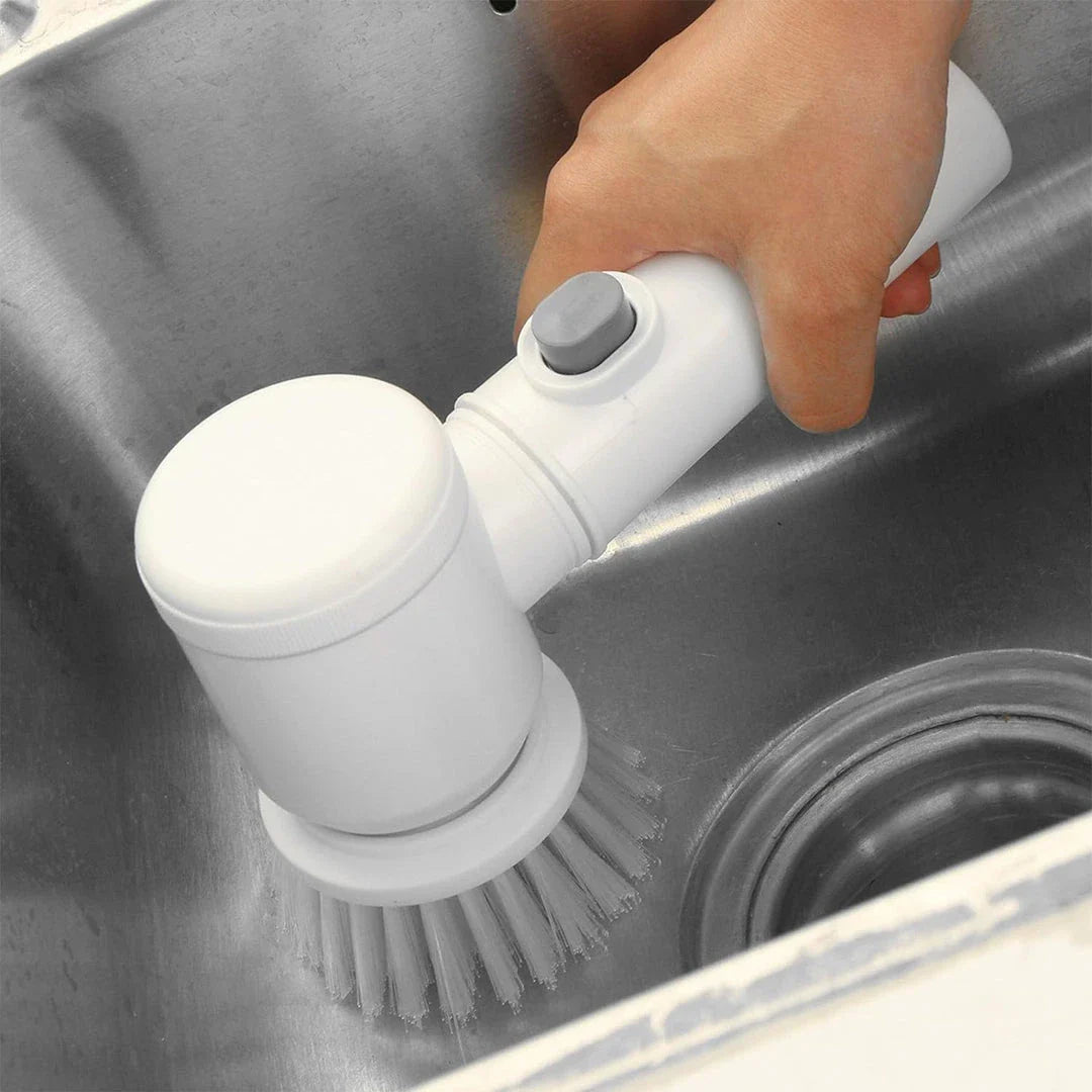 Trendha Multi-Function Electric Cleaning Brush for Effortless Scrubbing on Dishes, Countertops, and Bathroom Surfaces