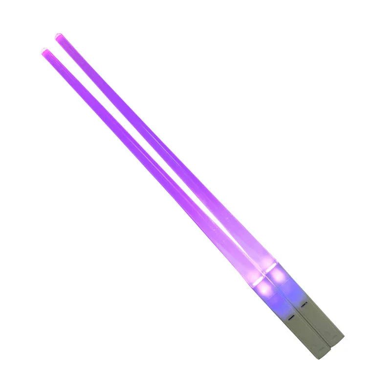 Pair of LED-illuminated Lightsaber Chopsticks, perfect for Star Wars-themed dining and adding a touch of magic to any meal