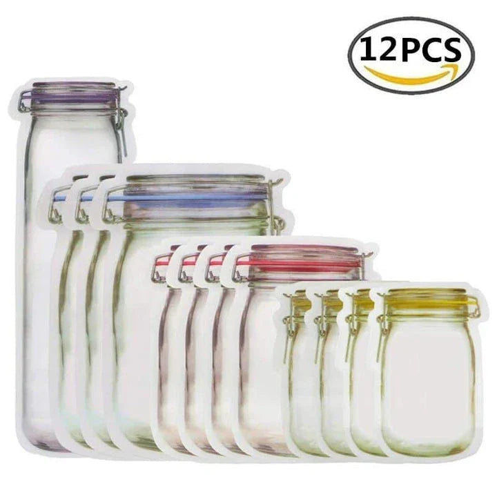 Portable Jar Storage Bag Set - Premium quality storage containers for preserving homemade foods in British kitchens