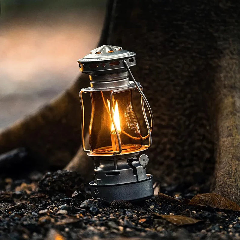 GiftHome UK Classic Vintage Kerosene Camping Lamp for Outdoor Adventures