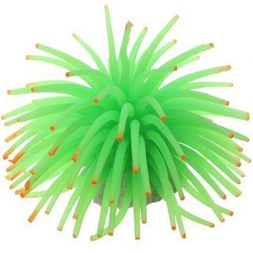 Premium silicone artificial aquatic life decorations in an aquarium, creating a mesmerizing underwater scene