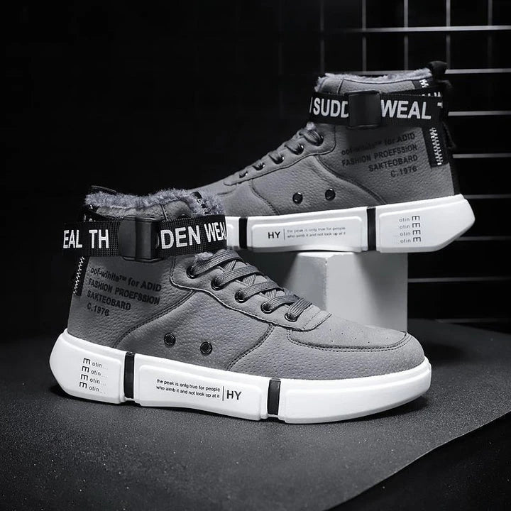 Premium quality cotton trainers with stylish Korean-inspired design, featuring a soft breathable upper and durable rubber sole for all-day comfort and style.