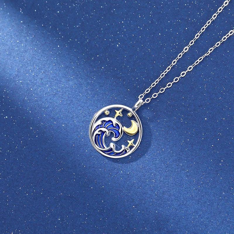 Elegant sterling silver personalised necklace with adjustable chain and customisable engraving