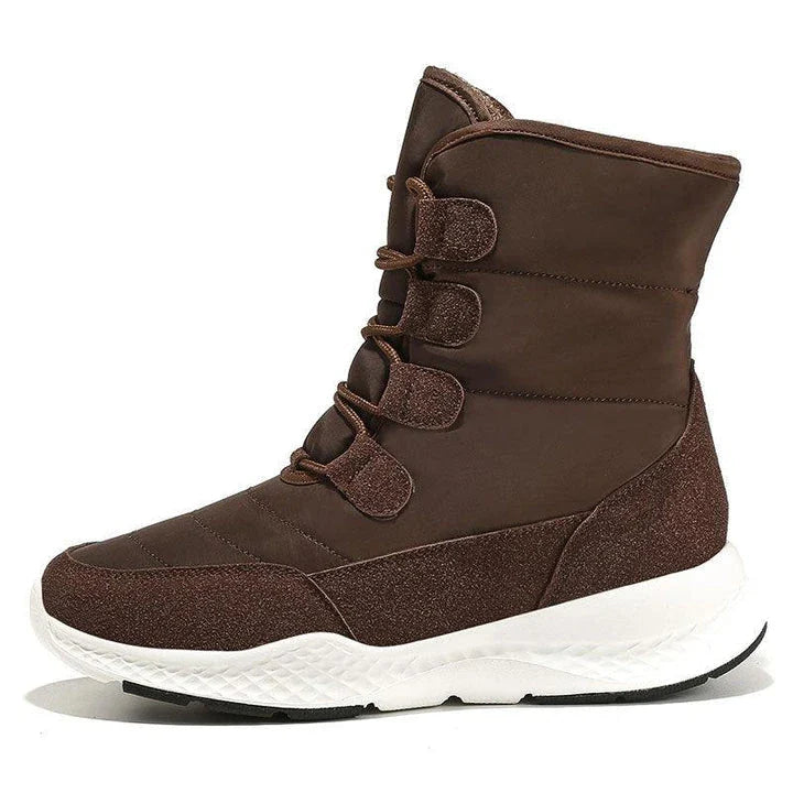 Premium velvet snow boots with plush lining, durable rubber sole and high-top design for reliable winter wear