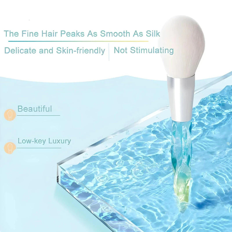 GiftHome UK Exquisite Crystal Handle Powder Makeup Brush for Flawless Application