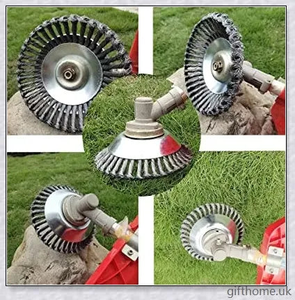 Garden Weed Brush Lawn Mower made of high-grade steel alloy for durable and efficient lawn and garden maintenance