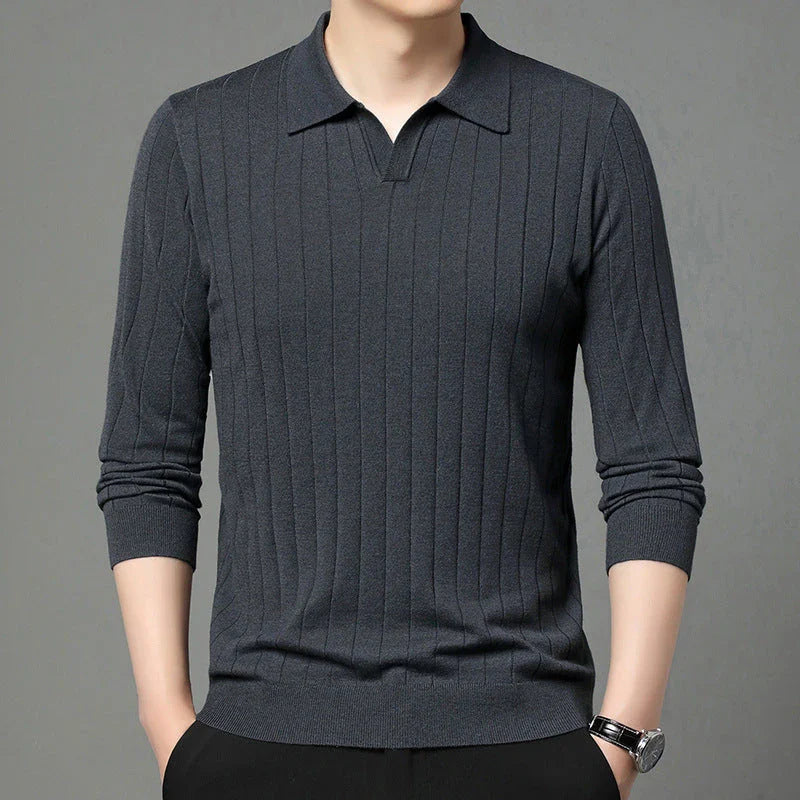 Men's autumn pullover sweater in various colours and sizes, featuring a cosy and versatile design for casual wear