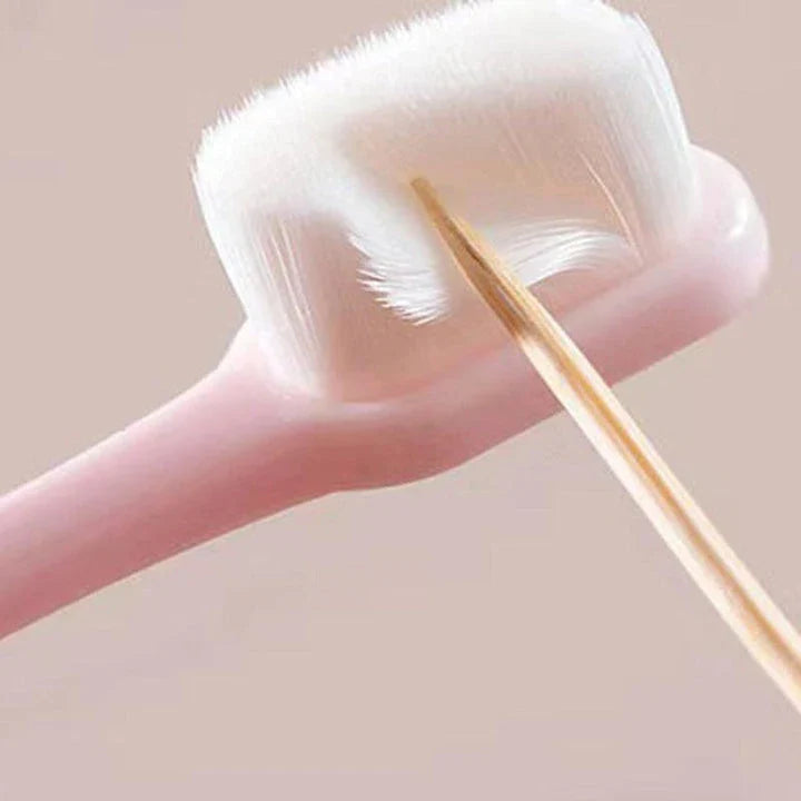 Premium soft-bristle toothbrush with multiple design options for gentle dental cleaning