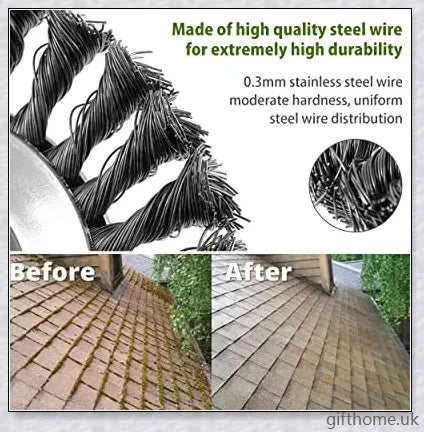 Garden Weed Brush Lawn Mower made of high-grade steel alloy for durable and efficient lawn and garden maintenance