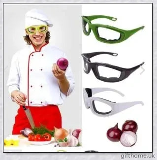 Anti-Spill Sunglasses with Polycarbonate Frame and Lenses, Offering UV400 Protection for Safe and Comfortable Cooking