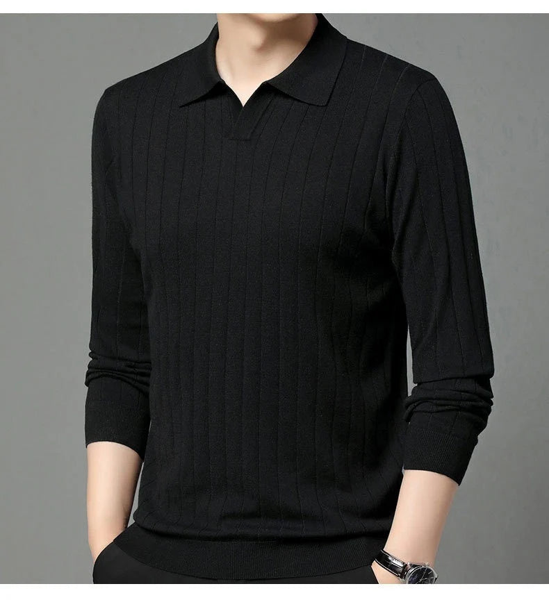Men's autumn pullover sweater in various colours and sizes, featuring a cosy and versatile design for casual wear