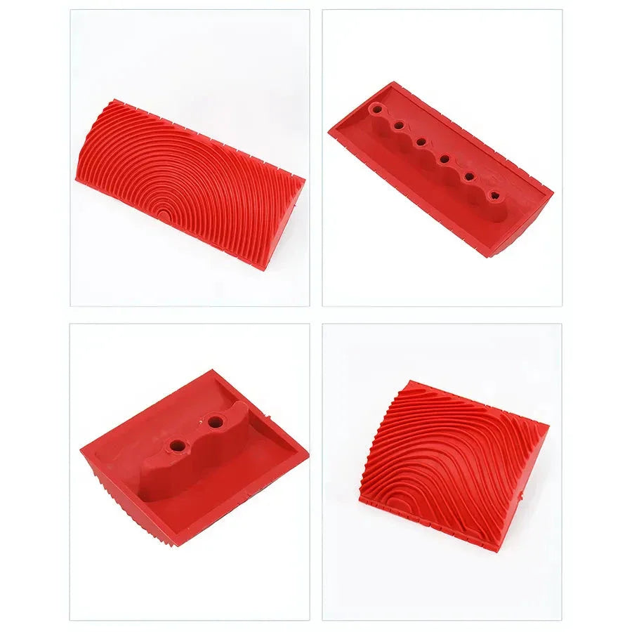 Trendha Wood Grain Effect Roller Set - Achieve a professional-looking wood grain finish on walls, furniture, and more